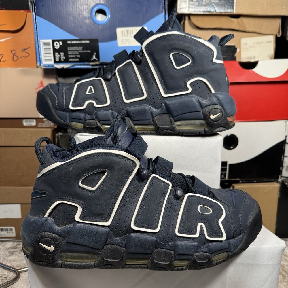 Size 10 - Nike Air More Uptempo Obsidian